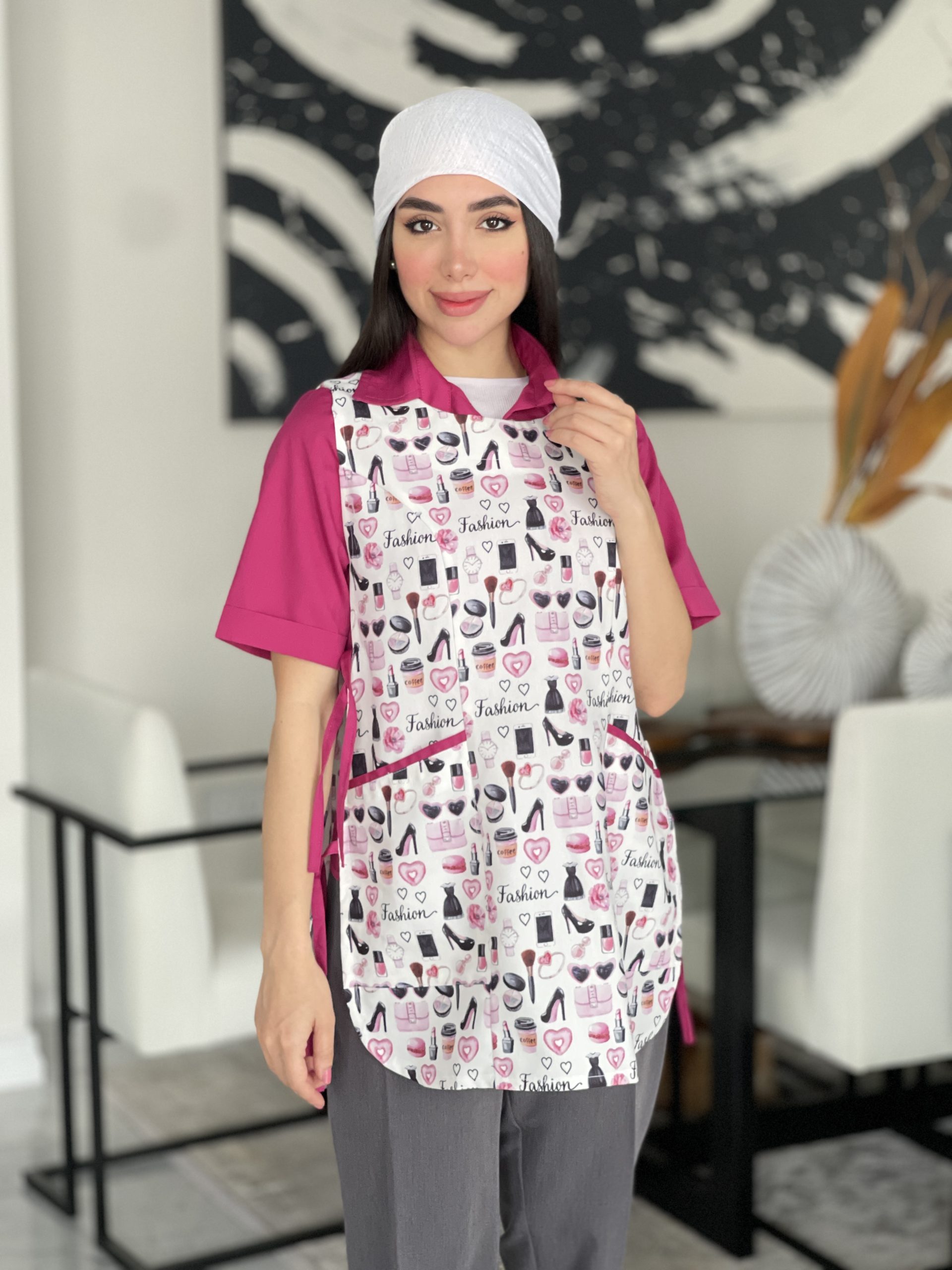 شومیز و پیش بند مدل نیلوفر